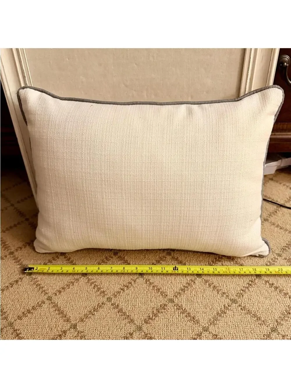 Fairfield rectangular stuffed bed couch pillow cushion NWOT